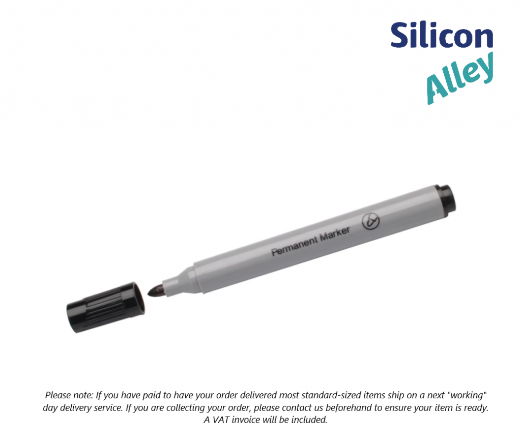 WB PERMANENT MARKER BULLET BLACK Silicon Alley