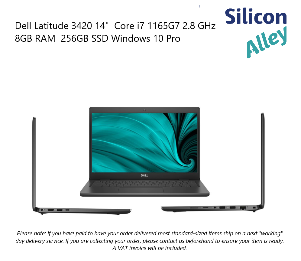 Dell Latitude 3420 14″ i7 1165G7 8GB 256GB WINDOWS 10 PRO 5P81H | Silicon  Alley