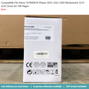 Compatible Fits Xerox 101R00474 Phaser 3052 3252 3260 Workcentre 3215 3225 Drum kit 10K Pages