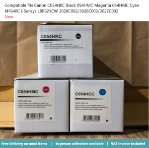 Compatible Fits Canon 054HMC Magenta 054HMC Cyan MF640C i-Sensys LBP621CW