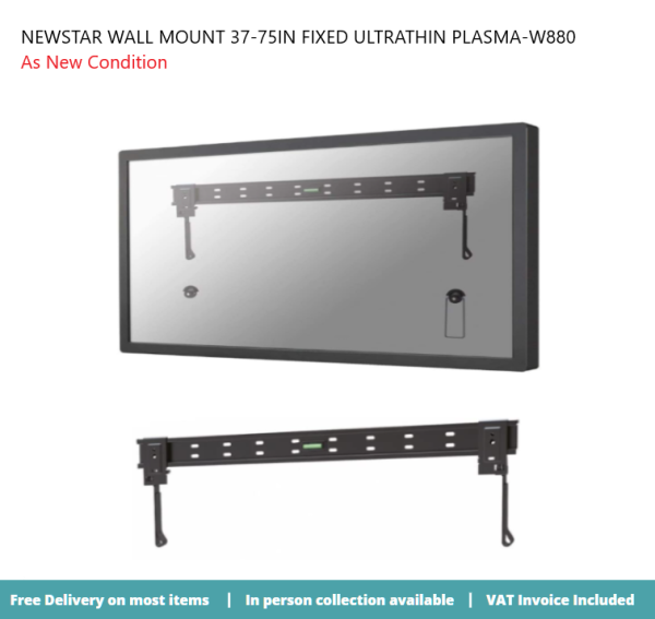 NEWSTAR WALL MOUNT 37-75IN FIXED ULTRATHIN PLASMA-W880
