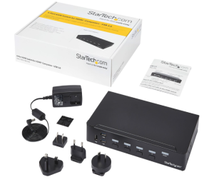 StarTech 4 Port  HDMI KVM USB 3.0 Hub Switch