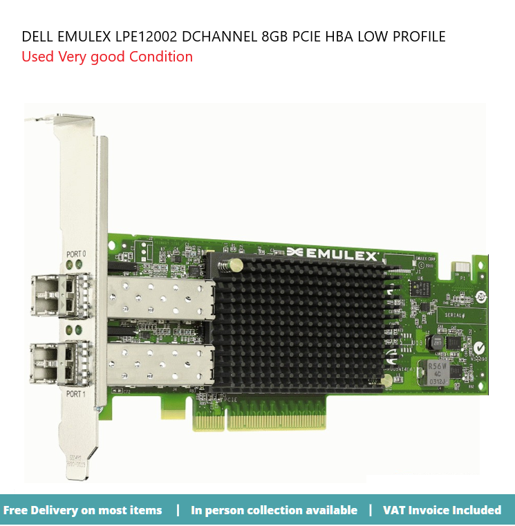 Dell CN6YJ | Emulex 8GB Single Port PCIe HBA | LPe12000-E