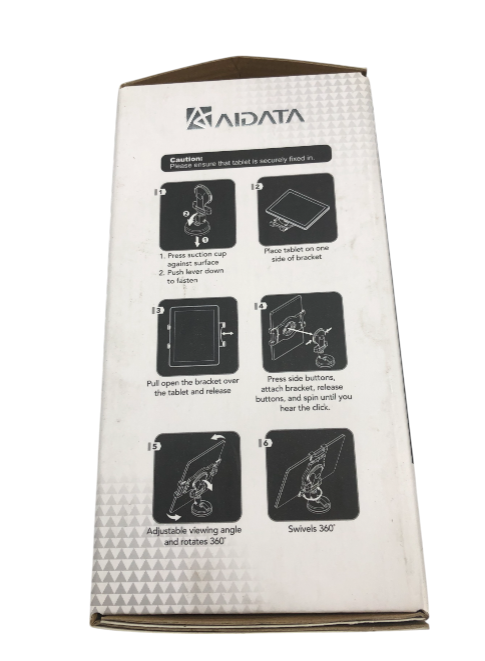 Aidata Universal Tablet Suction Stand 360 Rotation x6 - Image 5
