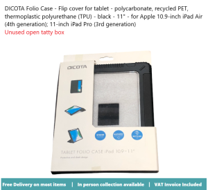 Dicota Case Folio 10.9"-11" For Apple iPad Air 2020 2022 pro 2021 2022