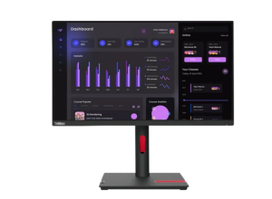 Monitor 24"  Lenovo ThinkVision T24i-30  1920x1080 HDMI DP VGA 63CFMATXUK Black