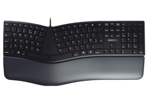 Keyboard Cherry Ergo KC 4500 Rugged Padded Palm Rest Cable Connectivity USB