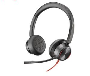 Poly Blackwire 8225 USB-C Headset +USB-C/A  Adapter 8X225AA