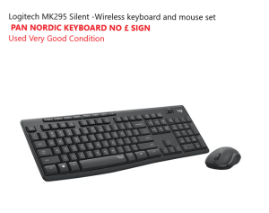 Keyboard & Mouse Wireless Logitech MK295 Silent NORDIC KEYBOARD 920-009810