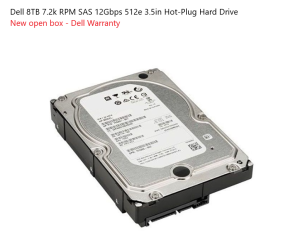 Hard Drive DELL 400-BLBZ 8TB 3.5" 7200 RPM Hard Drive