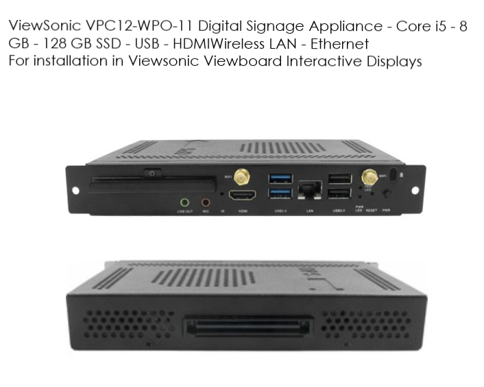 ViewSonic Digital Signage Appliance - Ci5-8GB -128GB SSD - Image 2