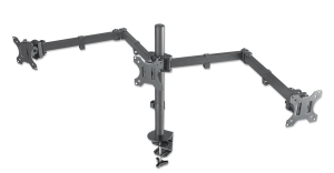 Manhattan TV & Monitor Mount, Desk,  3 screens, 10-27" 461658