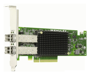 Network Card Fibre DELL Emulex LPE12002 D Channel 8GB PCIE HBA Low Profile