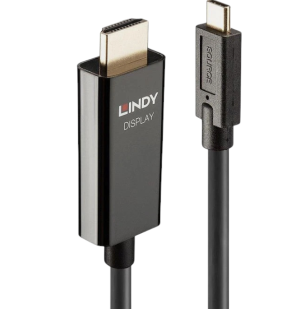 USB Type C to HDMI 4K60 10m Lindy Adapter Cable 43317