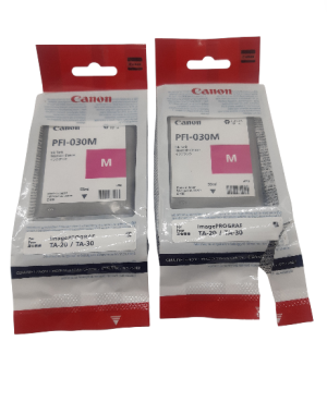 Ink Genuine Canon PFI-030 Magenta ImagePROGRAF TA-20 TA-30 55ml x2