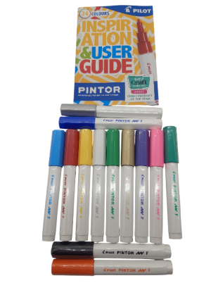 Pilot Pintor Paint Marker Pens Water Based Wood Glass Ceramic Fine 1mm Tip