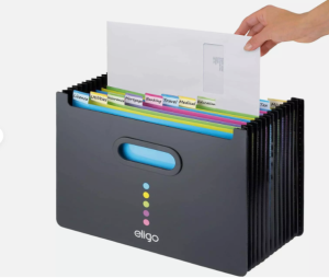 Snopake A4 Eligo Landscape Desk Expander/Organiser 13-Part 15174