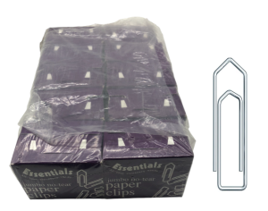 No Tear Paperclip Jumbo 45mm 10 Packs of 100 32481 Essentials