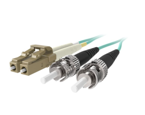 Belkin Fiber Optic Patch Cable F2F402L0-03M-G 10Gbps Multimode LC/ST 3-Meter Aqua