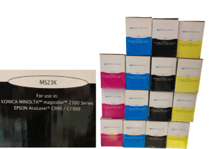 Media Sciences Fits Konica 2300 Epson Aculaser C900 Black Cyan Magenta Yellow Toner