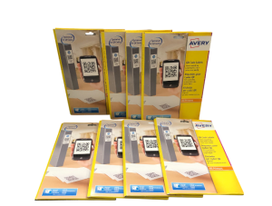 Avery L7120 Blockout  QR Labels 35x 35mm 35 per Sheet 8 Boxes