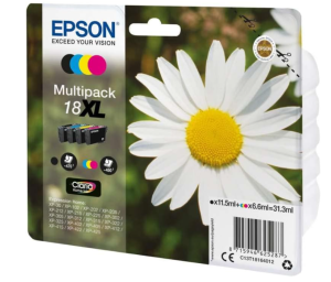 Epson 18XL Daisy ink Black Cyan Magenta Yellow C13T18164010
