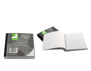 Q-Connect Feint Ruled Triplicate Book 102x127mm KF04097 x15