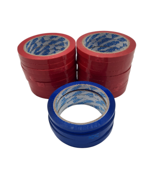 Polypropylene Bag neck Sealing Tape 9mmx66m Red x20 Blue x 5 70521252 MA19734