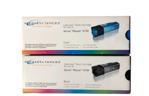 Compatible Fits Xerox Phaser 6130 Black Cyan Hi Cap Toner Cart