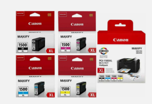 Canon PGI-1500XL C/M/Y/BK Original Ink Cartridge Multi-pack MAXIFY MB2050, MAXIFY MB2350, MAXIFY MB2150, MAXIFY MB2155, MAXIFY MB2750, MAXIFY MB2755