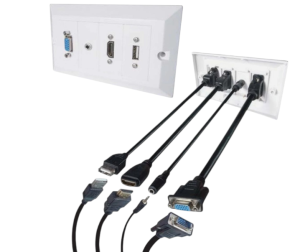 Snap-In Modular AV Kit Connekt Gear 3m Cables HDMI VGA USB 3.5mm  20-1030