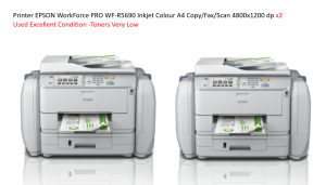 Printer EPSON WorkForce PRO WF-R5690 Inkjet Colour A4 Copy/Fax/Scan - 4800x1200 dp x2I