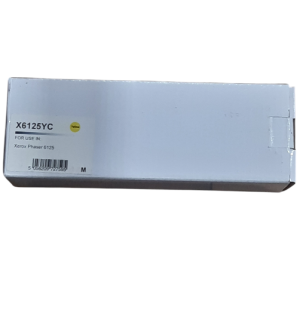 Toner Reman Fits Xerox Phaser 6125 106R01333 Yellow Cartridge  1K Pages