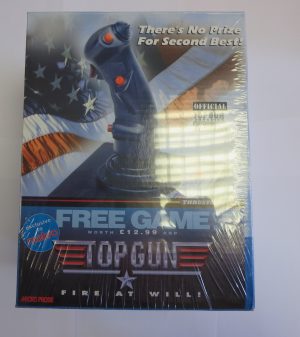 1996 Micro Prose Thrustmaster TOP GUN with TOP GUN GAME Joystick - New & Boxed