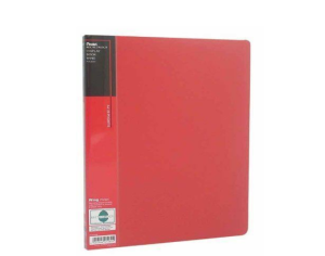 PENTEL RECYCOLOGY A4 DISPLAY BOOK WING 20 POCKET RED DCF442B X5