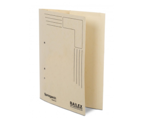 Railex Foolscap Springarch SA3P-1 350gsm Spring File With Pocket 2 boxes 25