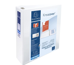 Presentation Ring Binder Exacompta Kreacover  90mm Spine 60mm Rings x8