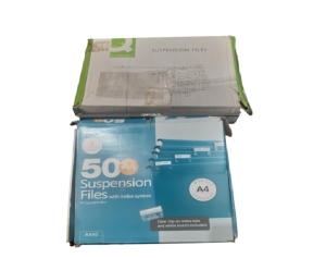 Suspension Files 110 A4 Tabs & Inserts Q Connect Cathedral