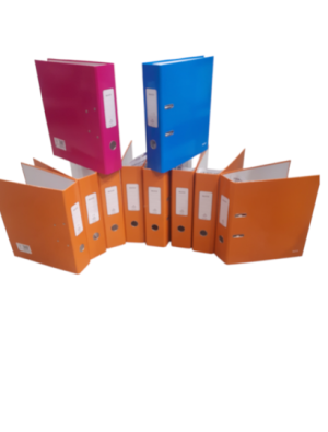 Lever Arch Folders Leitz Orange Pink Blue x10