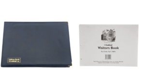 Guildhall A4 Visitors Book Blue Loose Leaf  T40Z