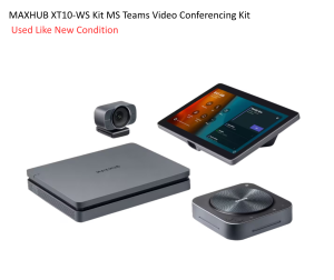 Maxhub XT10-WS Kit - Teams Solution - XCore Kit Plus USB cam