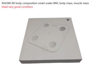 XIAOMI MI body composition smart scales BMI, body mass, muscle mass