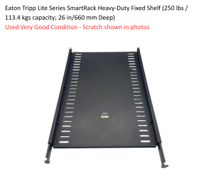 Eaton Tripp Lite SmartRack Heavy-Duty Fixed Shelf (113.4 kg capacity 26in depth)