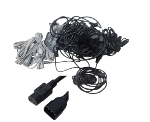 IEC C13 to C14 Power Extension Cable Lead PC Monitor UPS Server Kettle x48