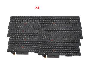 Keyboard Lenovo ThinkPad T15 Gen 1 Swiss Backlit  Schwarz 5N20V78021 x8